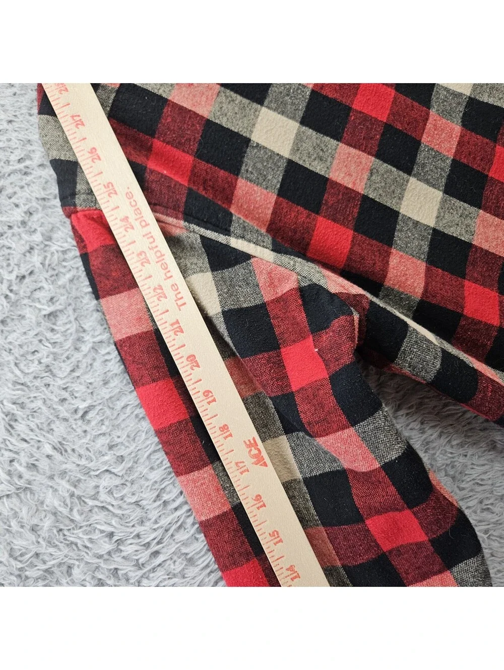 J.CREW Authentic Outerwear Sherpa Lined Flannel Shirt Jacket Shacket Medium